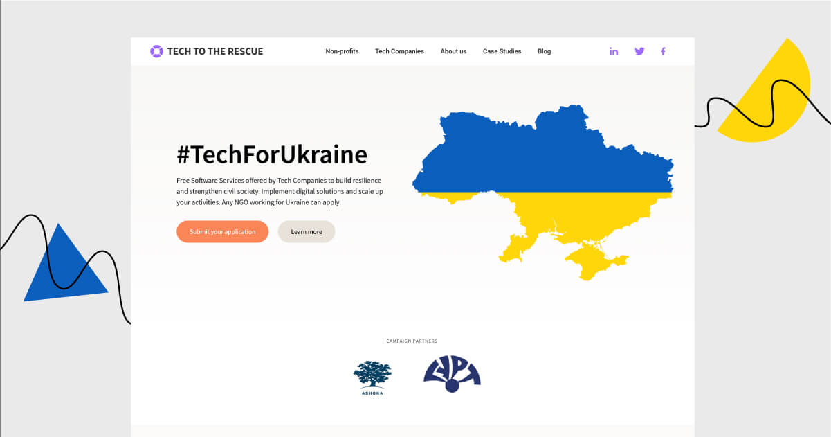 landing page of the week ukraine