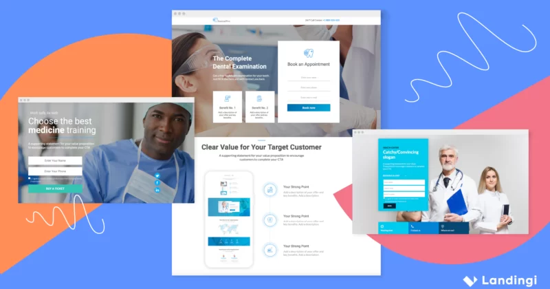 Dentist Landing Page Examples: 9 Ideas