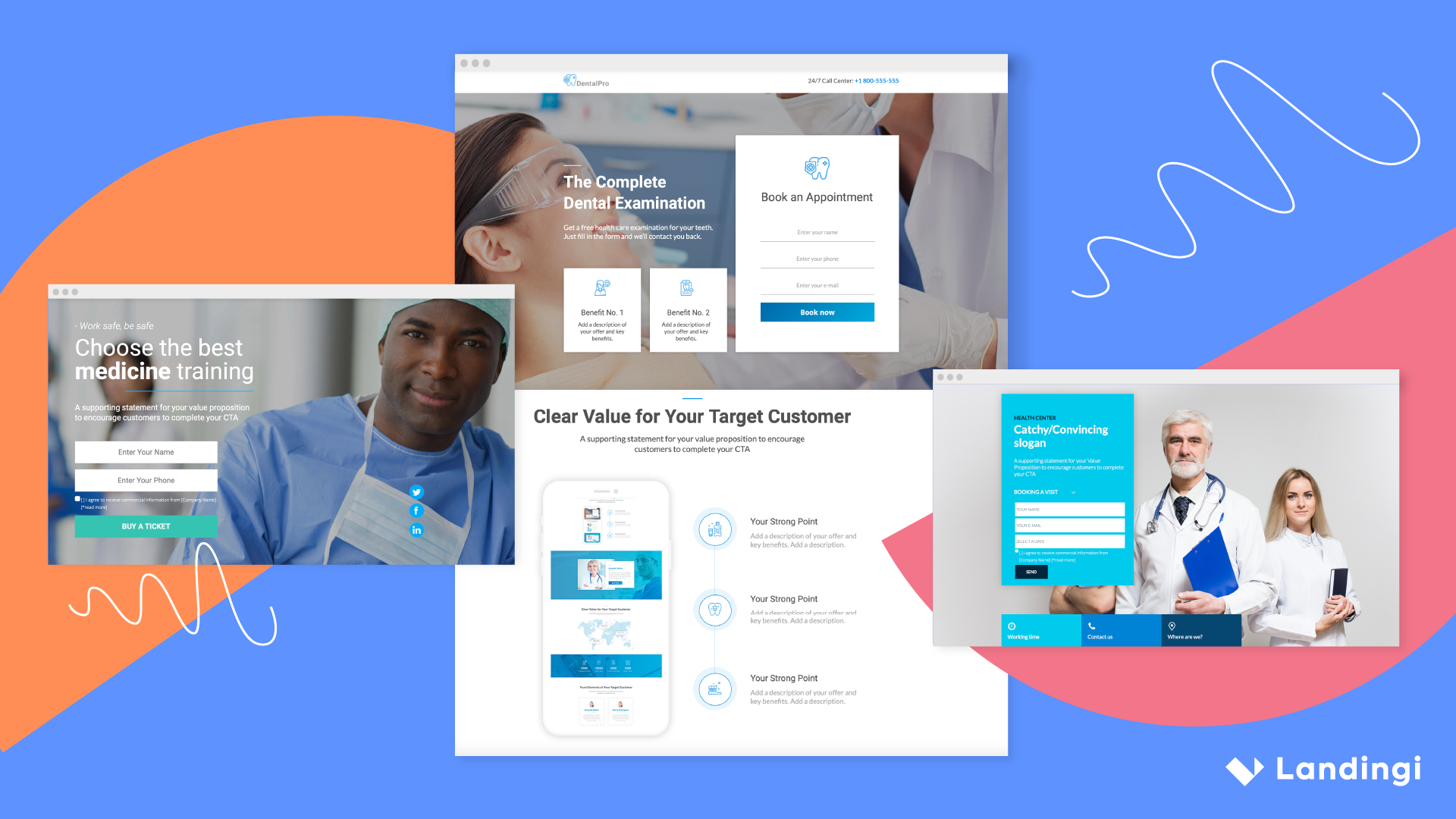 Dentist Landing Page Examples: 9 Ideas