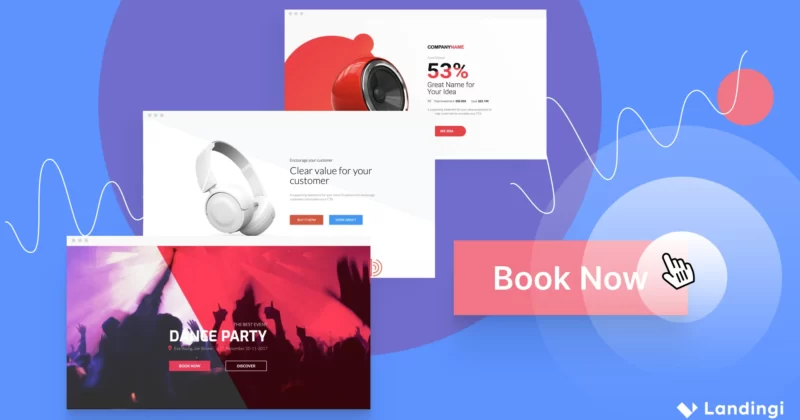 click through landing page ideas and examples